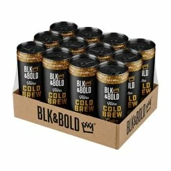 Coupon 🎁 BLK & Bold BLK & Bold Smoove Operator Caramel Nitro Cold Brew Coffee, Dark Roast, 7.5 Oz., 12/Box (006-01-0003) 👏