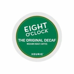 Hot Sale 🔔 K-Cups Eight O'Clock Original Blend Decaf Coffee, Keurig® K-Cup® Pods, Medium Roast, 24/Box (06425) 🌟