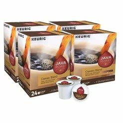 New 💯 K-Cups Java Roast Classic Blend Coffee, Keurig® K-Cup® Pods, Medium Roast, 96/Carton (52968CT) 🛒
